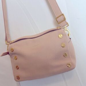 Hammitt Evan Champagne Pink Pebble Leather Crossbody NWT